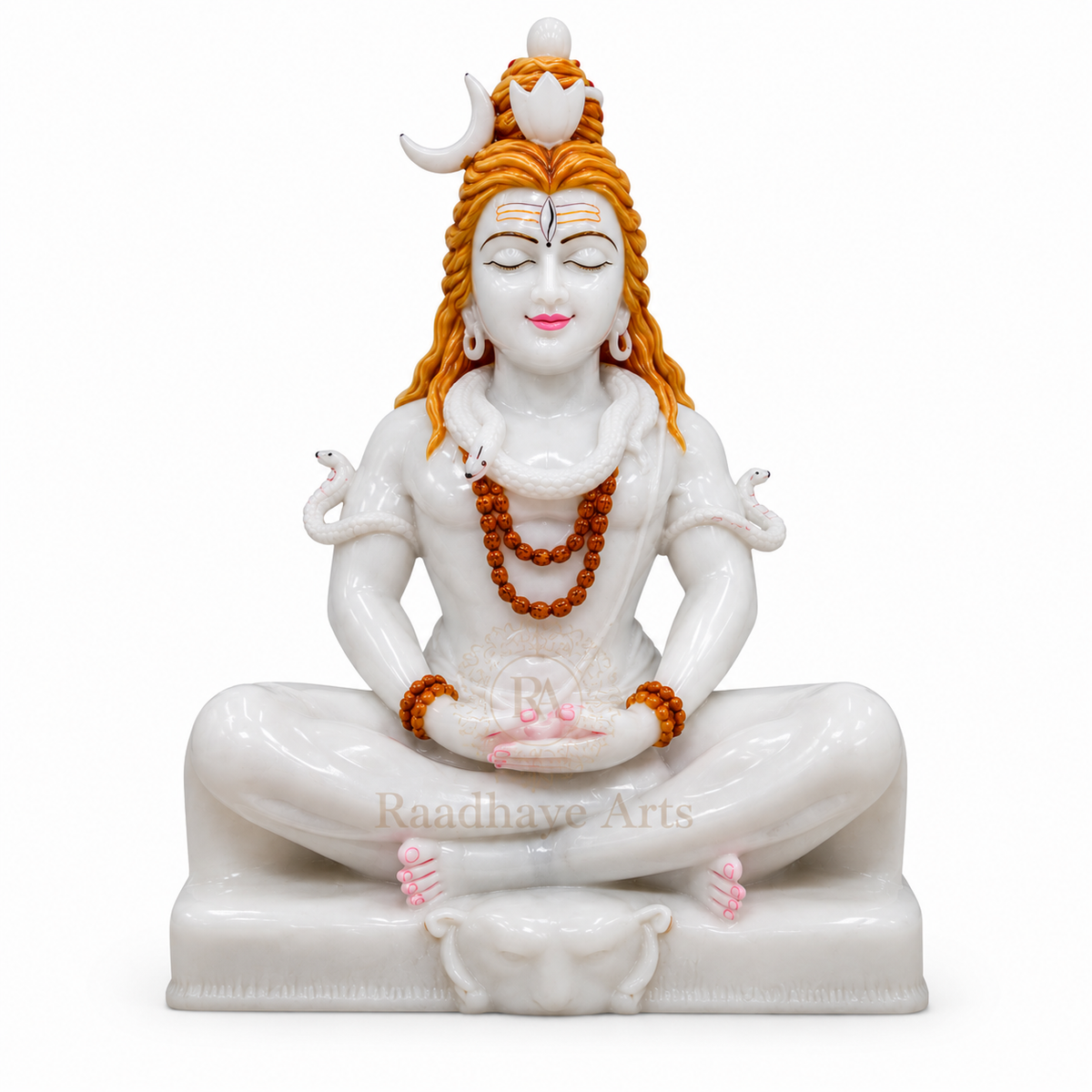 Bholenath Shiva Ji Marble Murti - 9 Inch