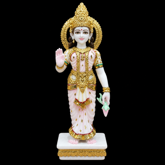 Divya Kishori Radha Rani Marble Murti - 9 Inch