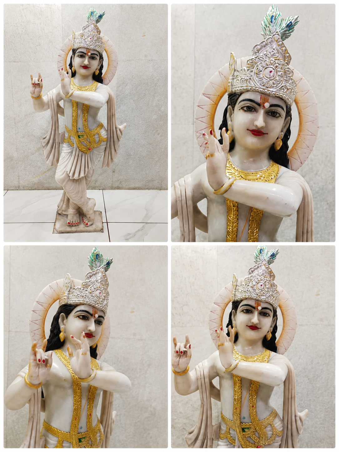Krishna Murti Colour Restoration before