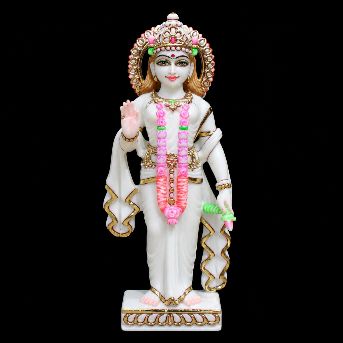 Kishori Ji Radha Rani Marble Murti - 9 Inch
