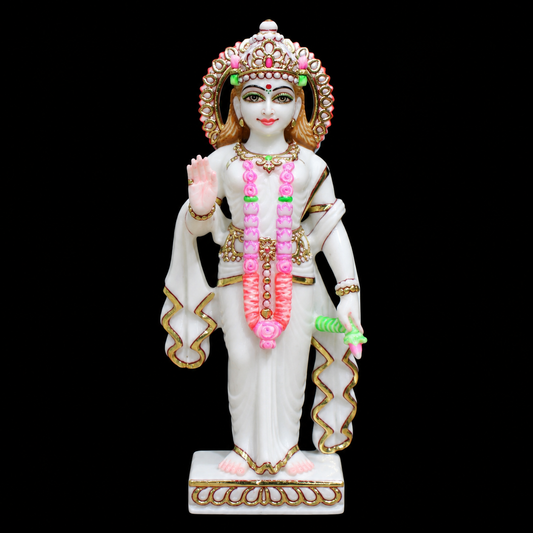 Kishori Ji Radha Rani Marble Murti - 9 Inch
