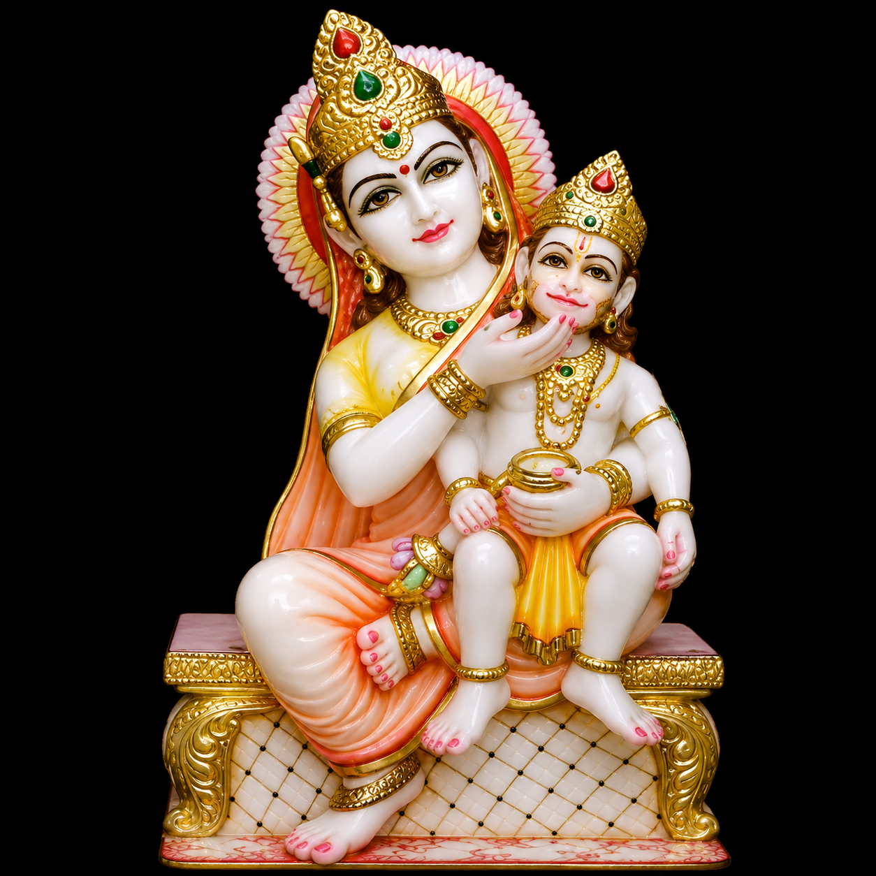 Anjaneya Hanuman Ji Marble Murti