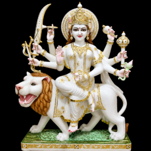 Durga Maa Maa Durga Marble Murti
