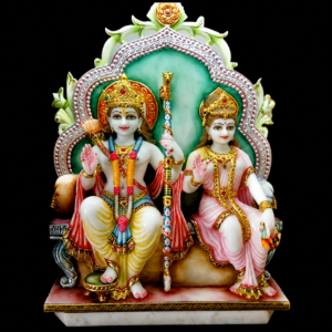 Maryada Ram Sita Marble Murti