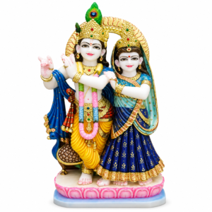 Jugal Jodi Radha Krishna Marble Murti
