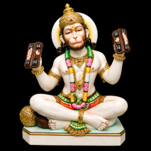 Ram Bhakt Hanuman Ji Marble Murti
