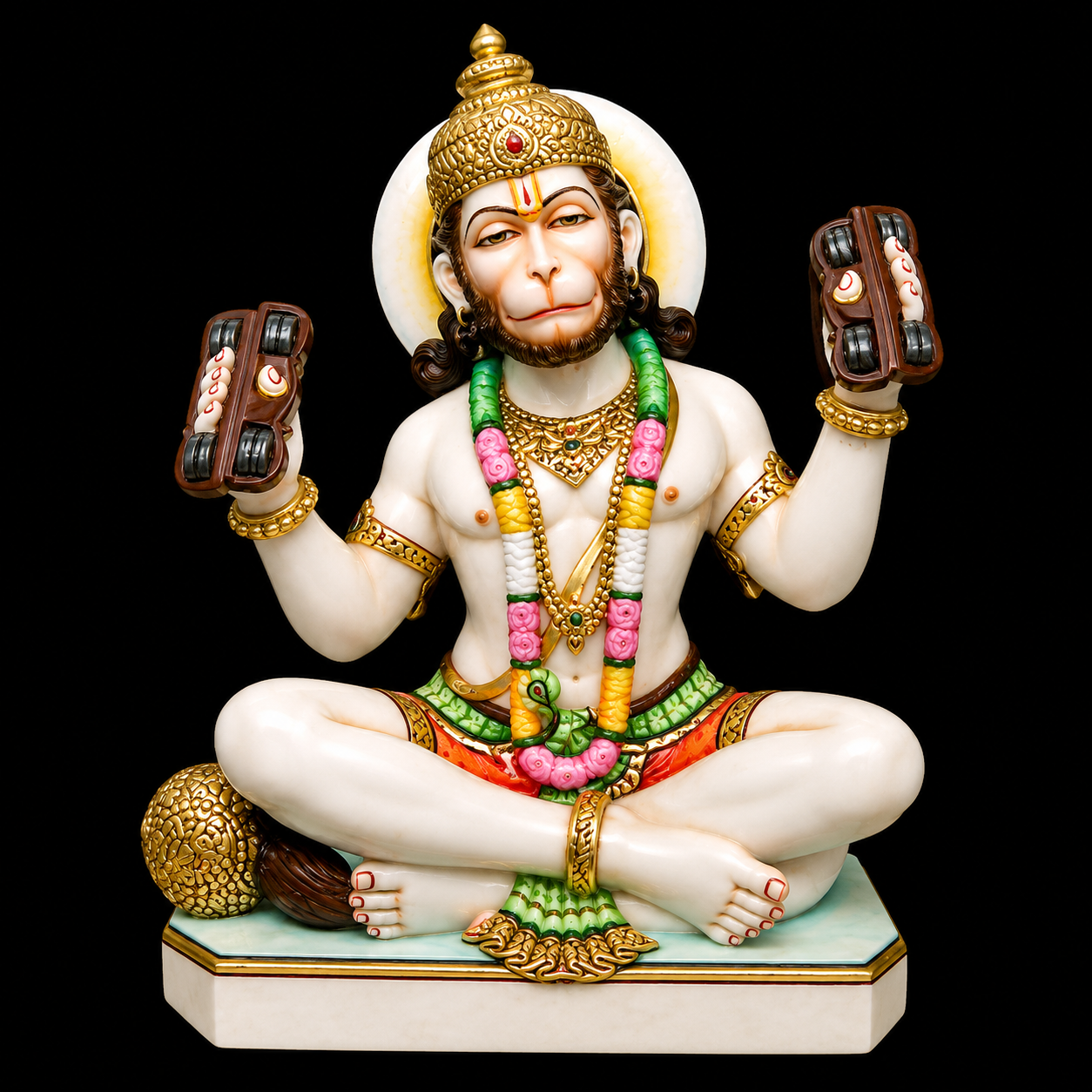 Ram Bhakt Hanuman Ji Marble Murti