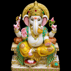 Shubha Ganesh Marble Murti