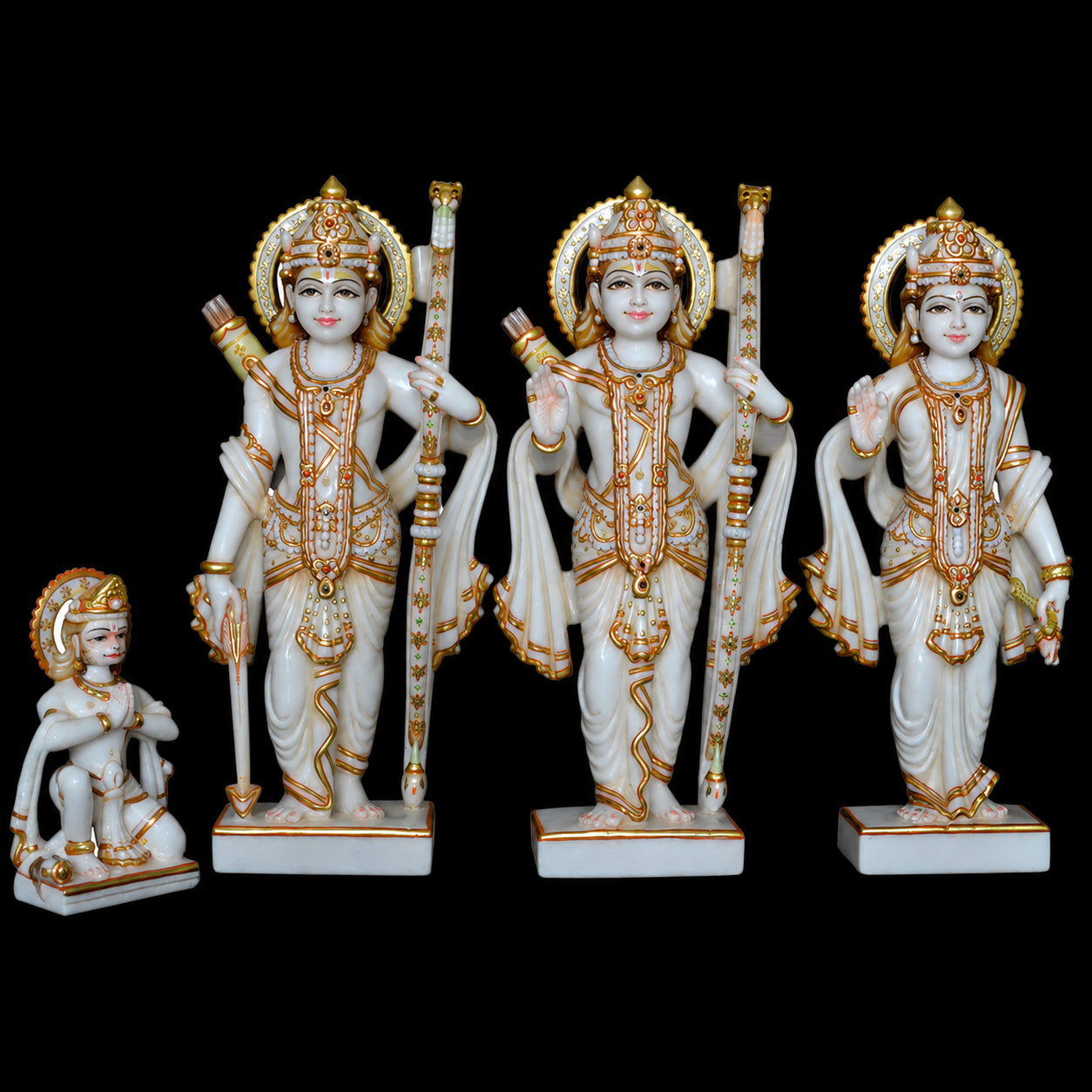 Sita Ram Darbar Marble Murti