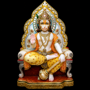 Veer Hanuman Hanuman Ji Marble Murti