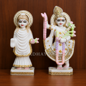 Yamuna Maharani Ji & Mahaprabhu Ji Marble Murti