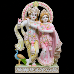 Bhakti Prem Radha Krishna Marble Murti